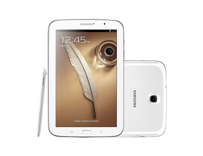 Tablet Samsung Galaxy Note com Android 4.1 Wi-Fi Tela 8 Touchscreen Branco e Memria Interna 16GB